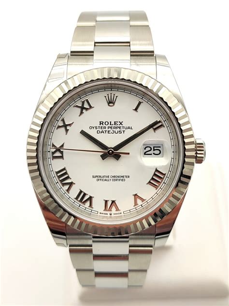 rolex white roman dial name